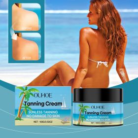 100g Hydrating Sunless Self Tanning Cream Gentle Mild Gradual Bronzing Lotion Streak Free Even Warm Bronze Skin Tone No Sun Required Full Body At