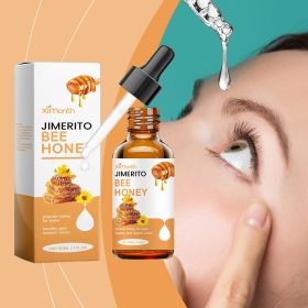 Natural Bee Honey Extract Periorbital Moisturizing Eye Serum, Gentle Dry Red Tired Eye Contour Soothing Essence