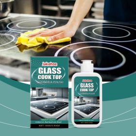 100g Mild Glass Cooktop Brightening Care Paste, Cream Formula to Lighten Burnt Food Marks & Cooktop Stains
