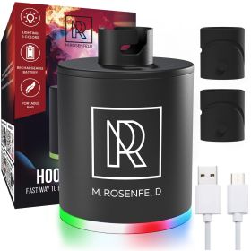 Hookah Pump with 1300 mAh Rechargeable Battery Electric Hookah Air Pump Kit with Led Light Mini Hookah Pump Starter   Universal Shisha Hookah Sta