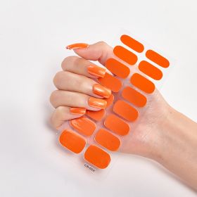 Pure Color 16 Nail Stickers (Option: CS0022-1PC)